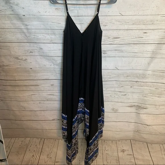 black handkerchief hem dress Women's Honey Creek Collection Dress: Handkerchief Hem Black / 2XLarge (18-20) main image 1